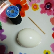 糸と楊枝で簡単 ゆで卵の切り方 レシピ 作り方 By 太郎美恵左衛門 楽天レシピ