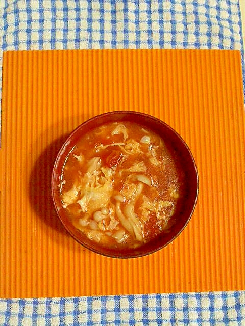 トマトの卵スープ♪
