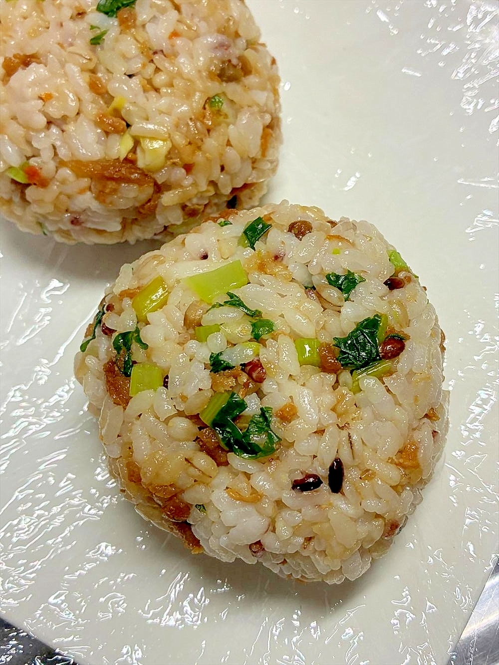 大根っ葉と鶏そぼろでしゃきっと甘旨ボールズ