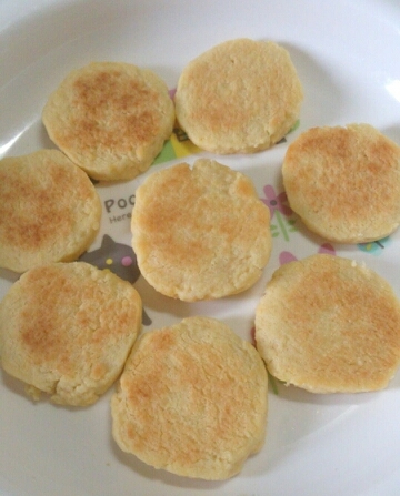 ちょっとおやつに☆フライパンクッキー