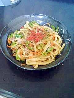 お昼ご飯にちゃちゃっと作る焼うどん レシピ 作り方 By くまぁ 楽天レシピ