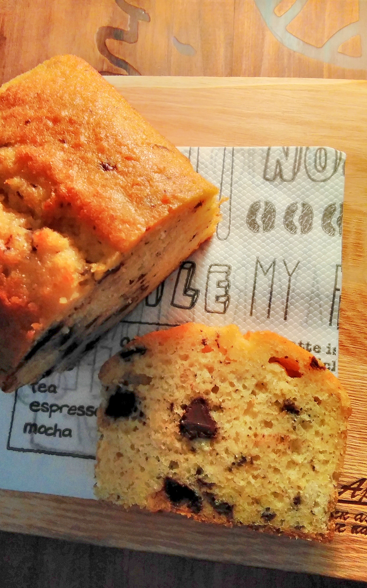 アーモンドプードル入りダークチョコパウンドケーキ アーモンドプードル入りダークチョコパウンドケーキ