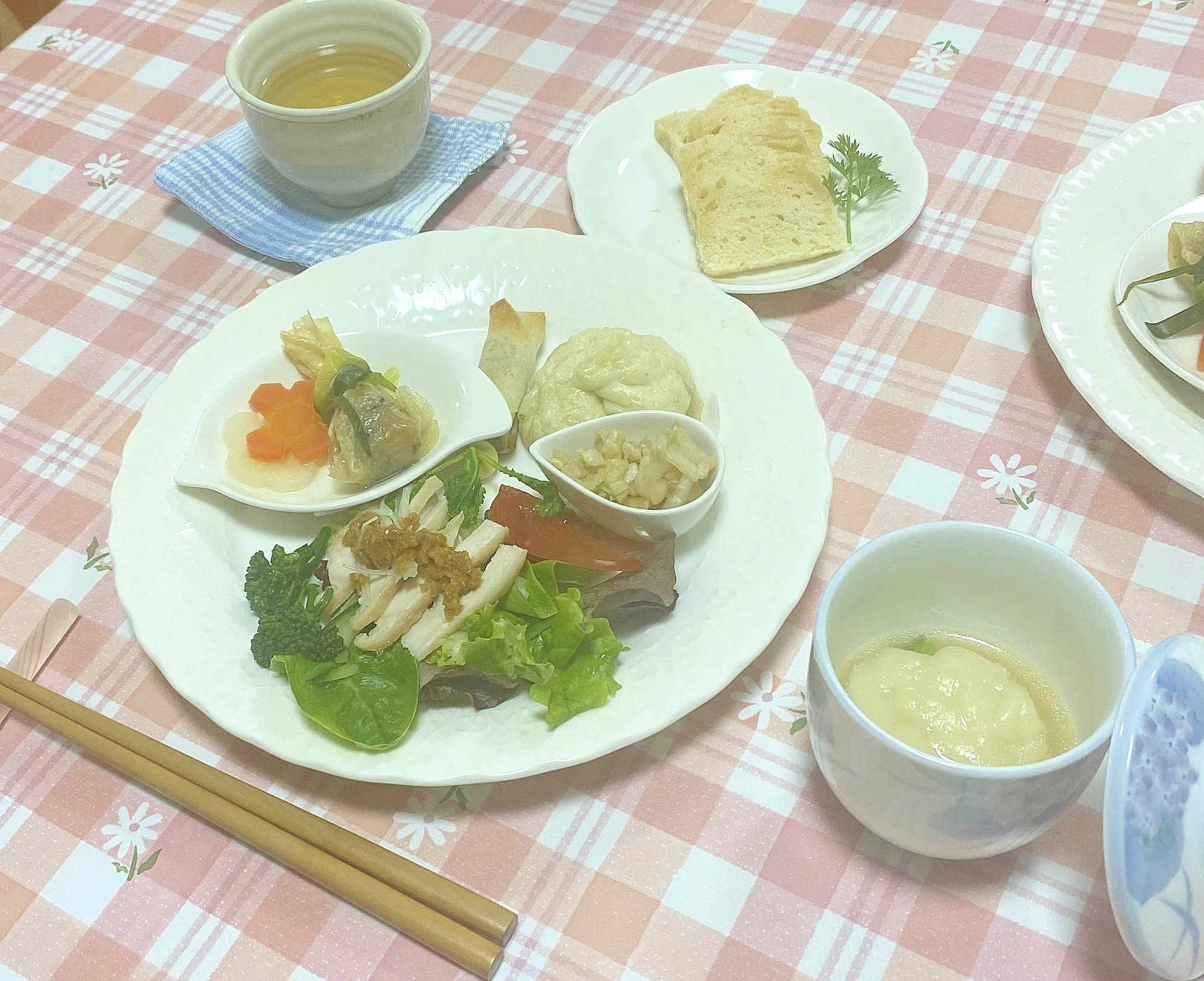 おもてなしに、飲茶のワンプレートランチ