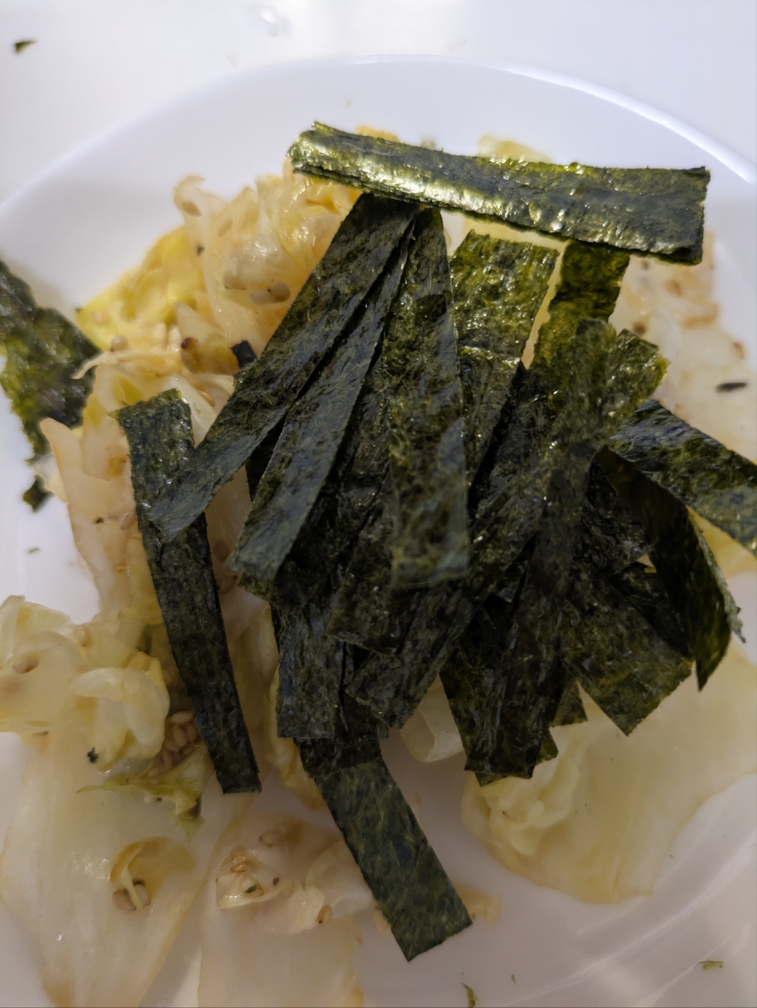 レタスと海苔の中華サラダ
