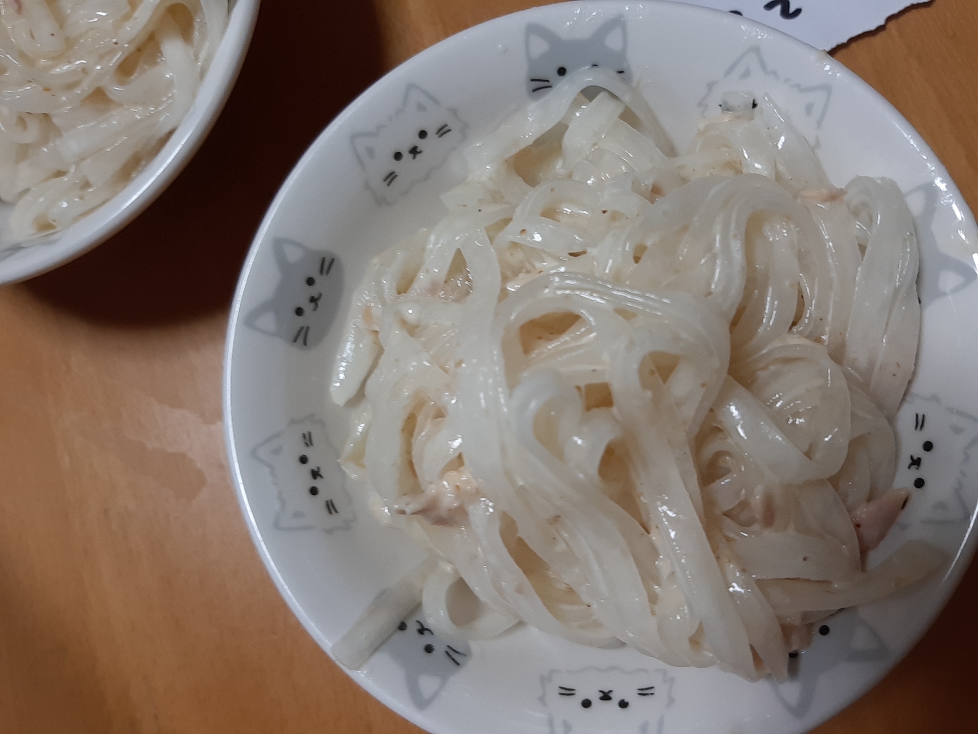 玉ねぎ　ツナ缶　春雨　サラダ