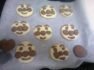 ホットケーキミックスde簡単アンパンマンクッキー レシピ 作り方 By Mina 914 楽天レシピ