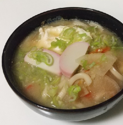 簡単みそ煮込みうどん風