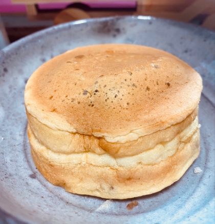 たい焼きの型が無いのでシンプルですが、とても美味しくできました♡(^○^)