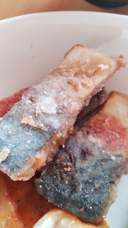 ◎塩さばの竜田揚げ