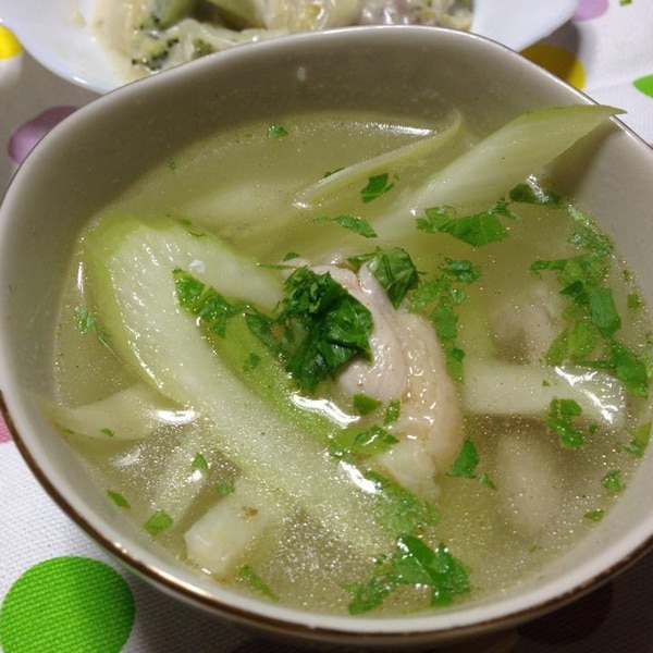 鶏肉とセロリの中華風スープ レシピ 作り方 By ホットコーナー 楽天レシピ 鶏肉とセロリの中華風スープ レシピ 作り方 By ホットコーナー 楽天レシピ