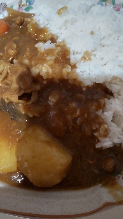 じゃがいもたっぷりカレーライス