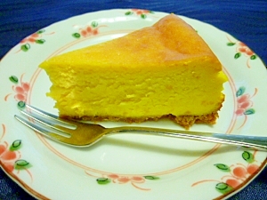 簡単☆かぼちゃのチーズケーキ