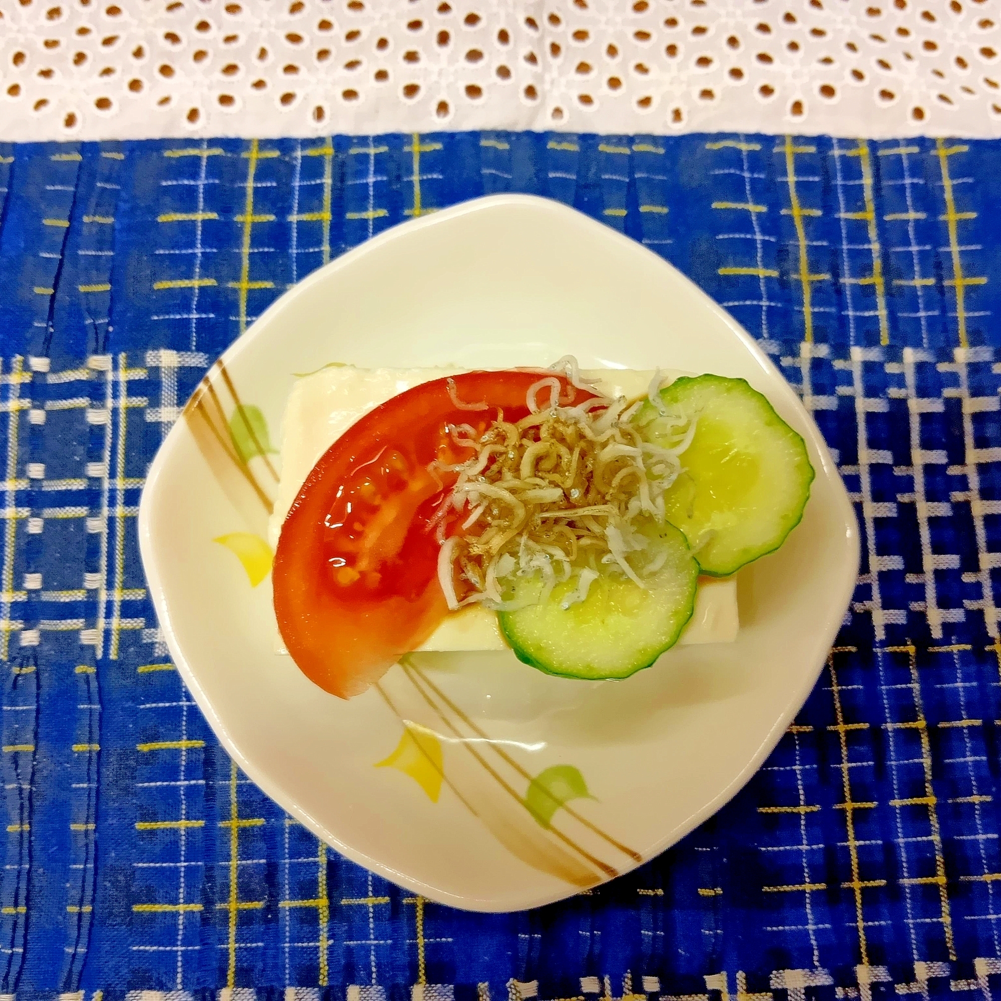 ちりめんじゃこの冷奴