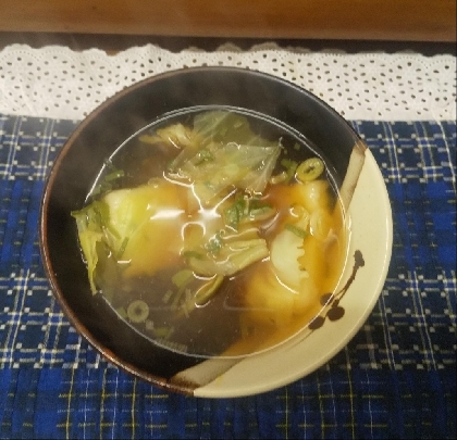 ☆白菜とカニカマのお雑煮☆