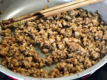 【簡単作り置き】中華風⁉ピリ辛肉味噌そぼろ