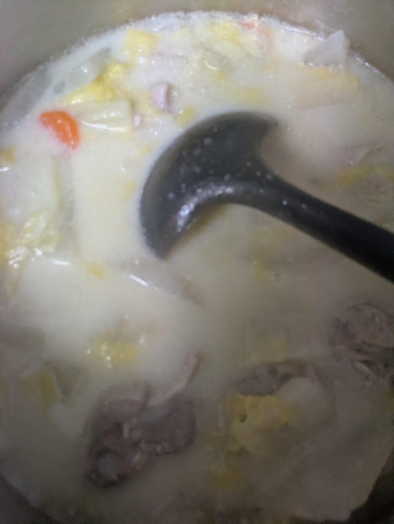 具だくさん豆乳鍋〜ホットクック〜