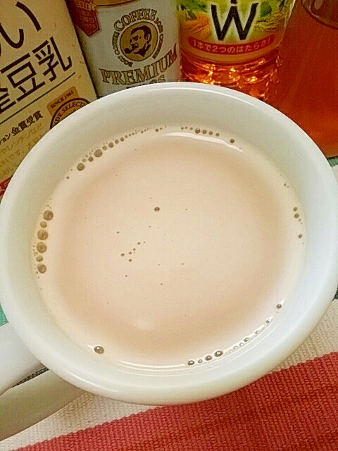 ホッと☆ジンジャーアロエソイカフェラテ♪