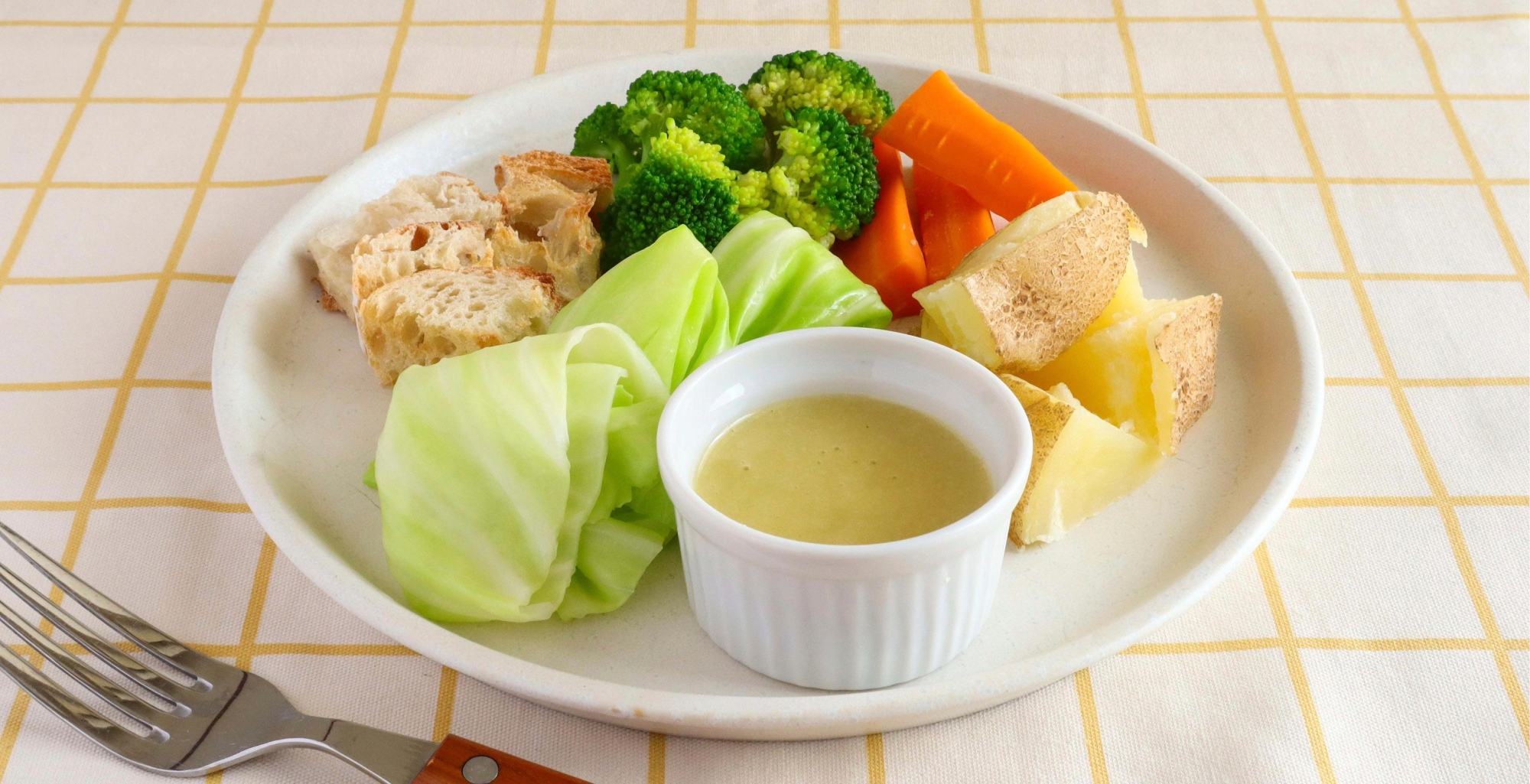 温野菜のお手軽バーニャカウダ