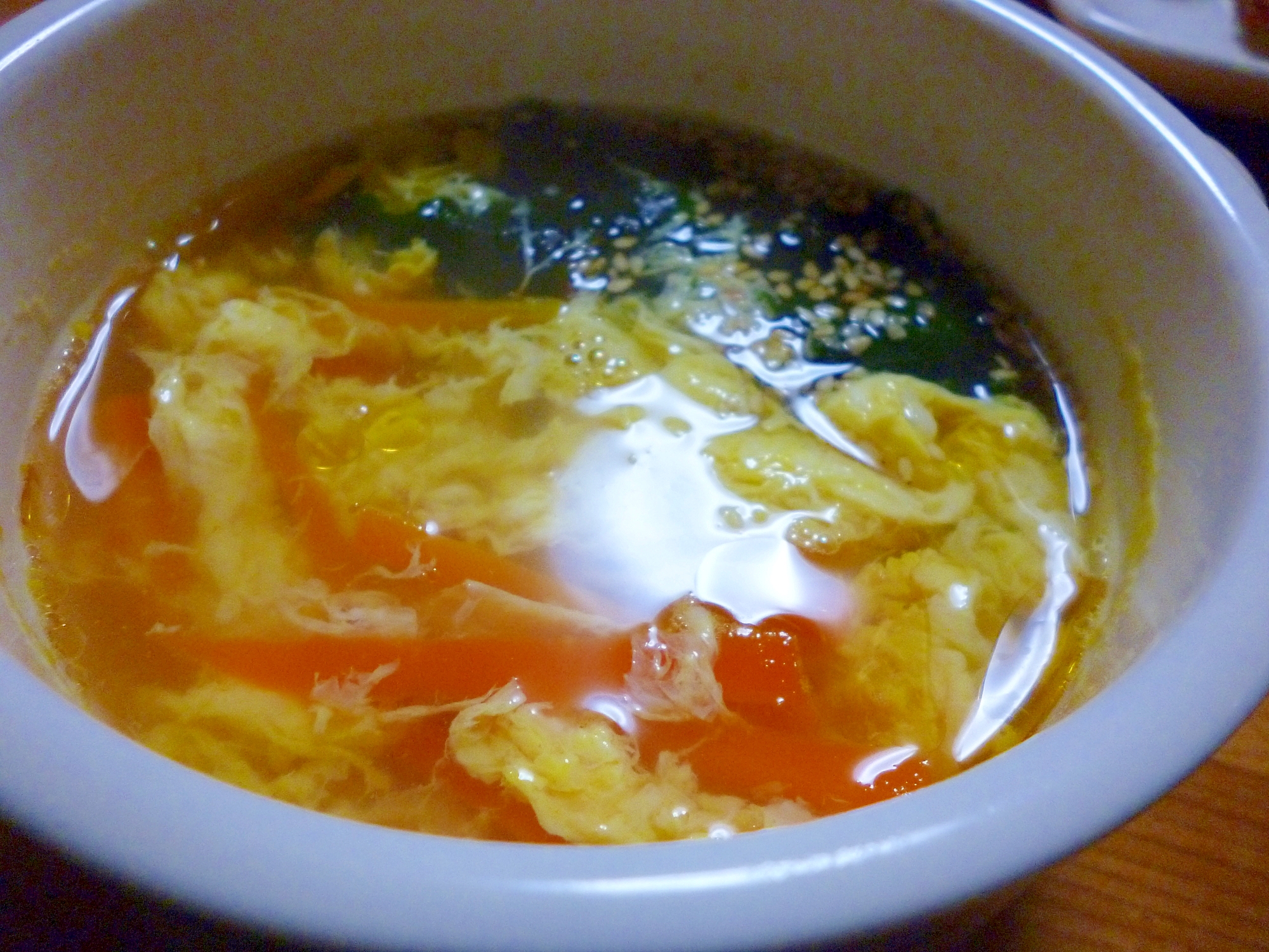 クッパ風・卵とじスープ
