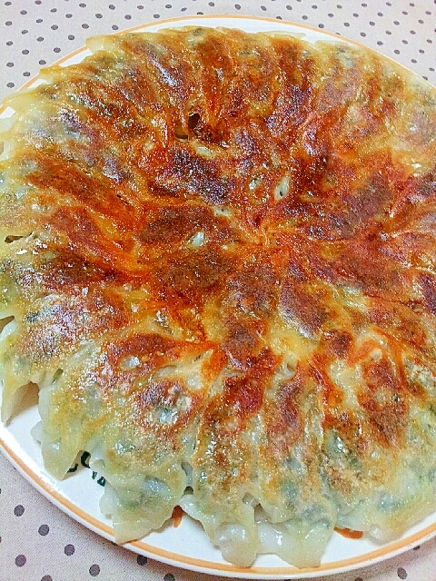 フライパンで焼く✿蓮根シャキシャキ餃子❤