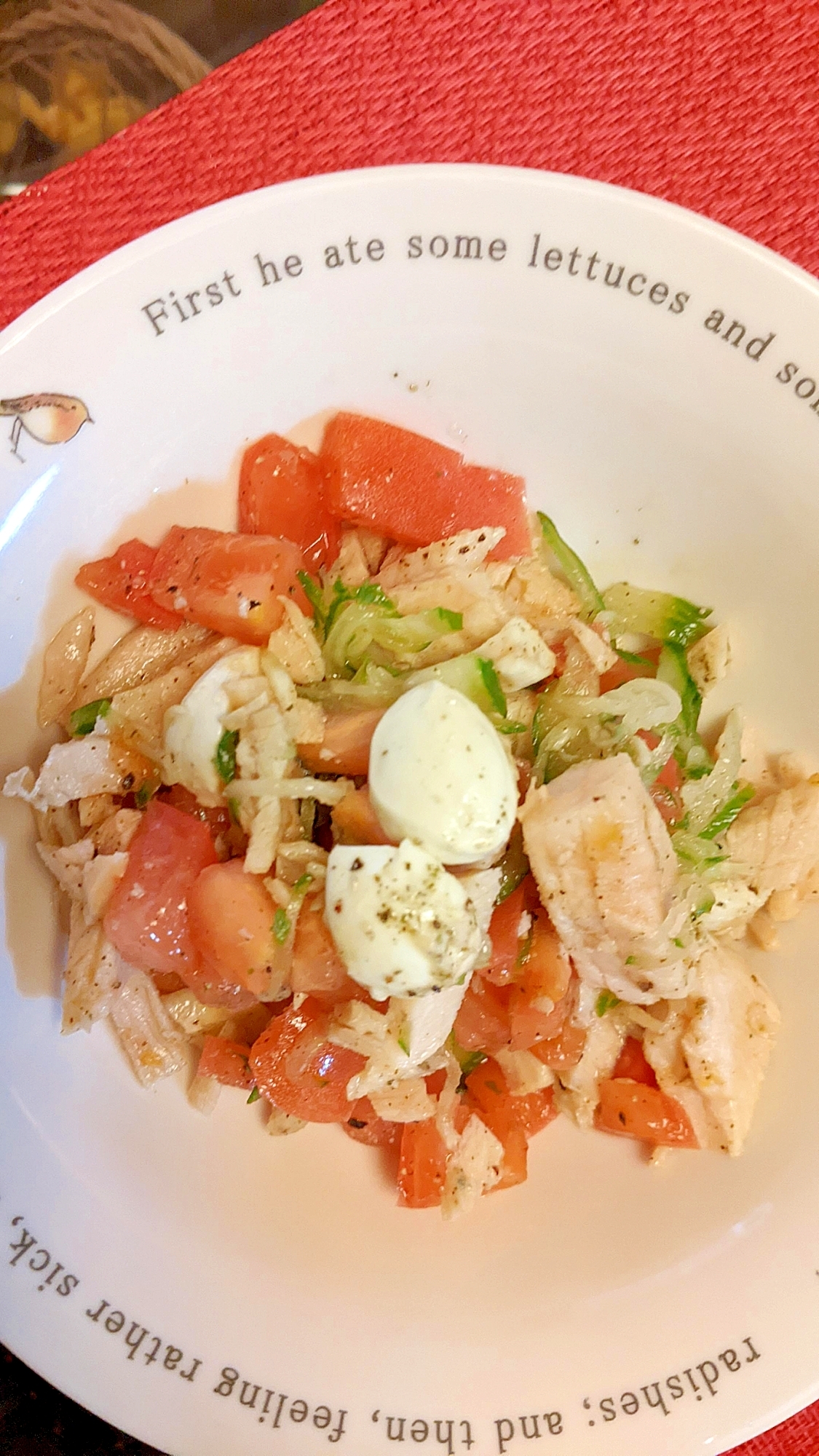 さっぱり簡単サラダ