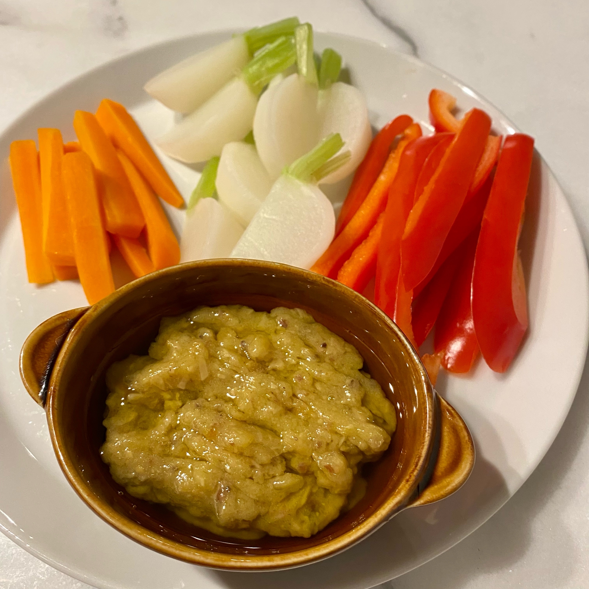 主夫がつくる味噌バーニャカウダ クリスマスにも