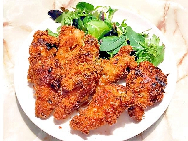 オニオンの衣で!手羽元のザクザクフライドチキン♪