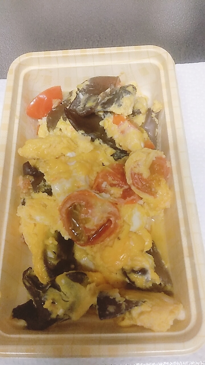 キクラゲと卵の中華炒め！