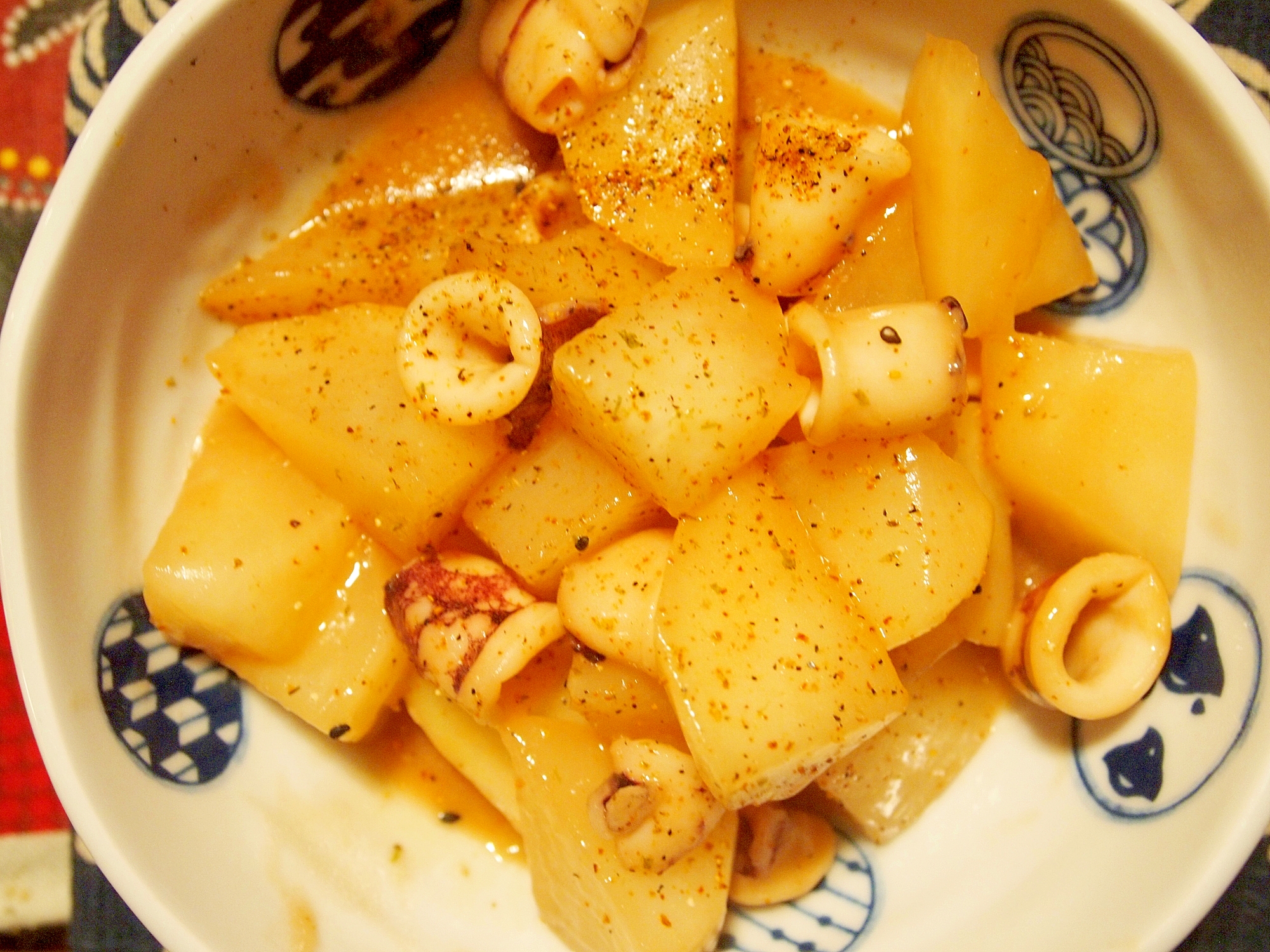 イカと大根 奈良漬けの粕煮