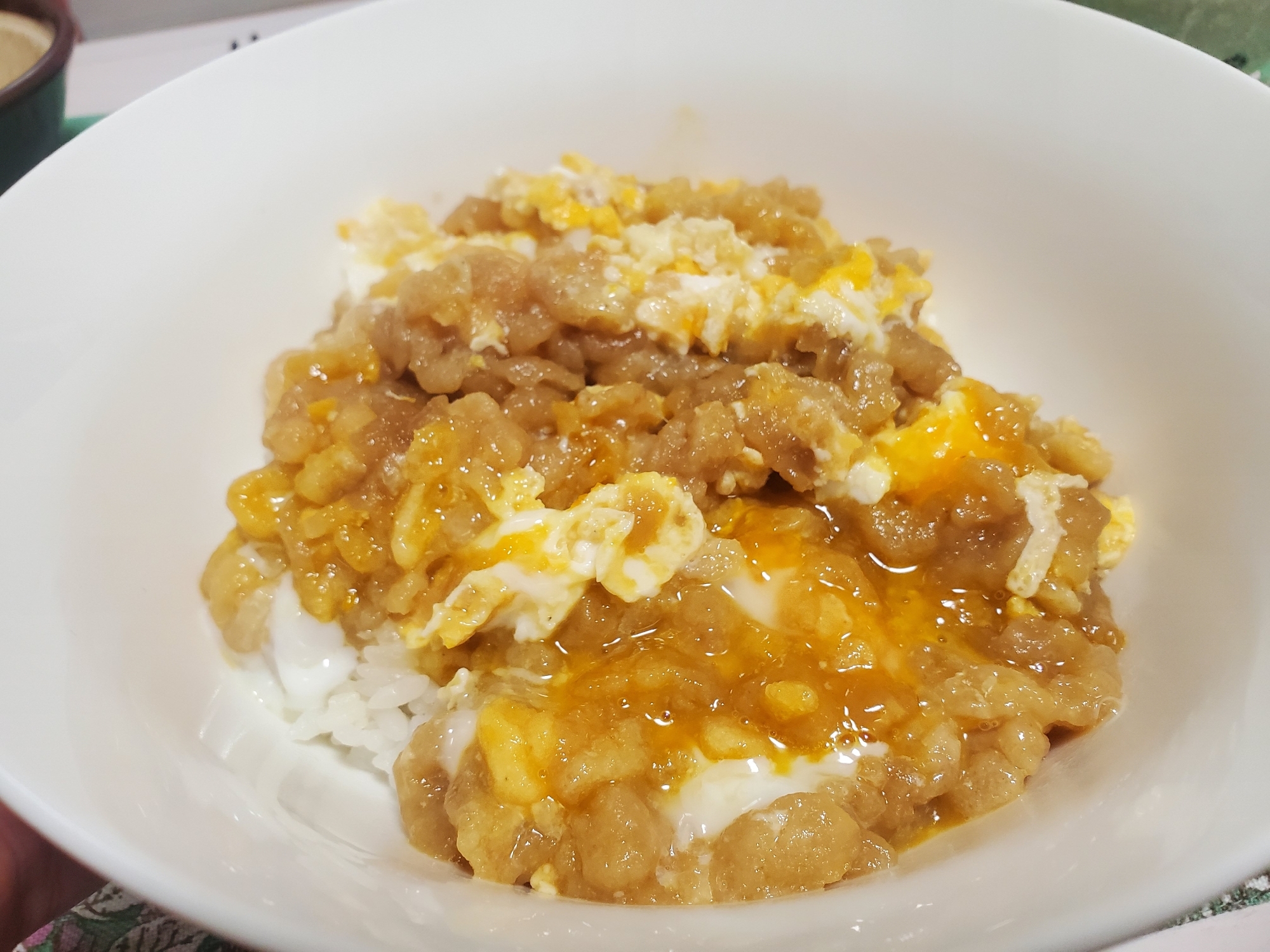 簡単たまご丼