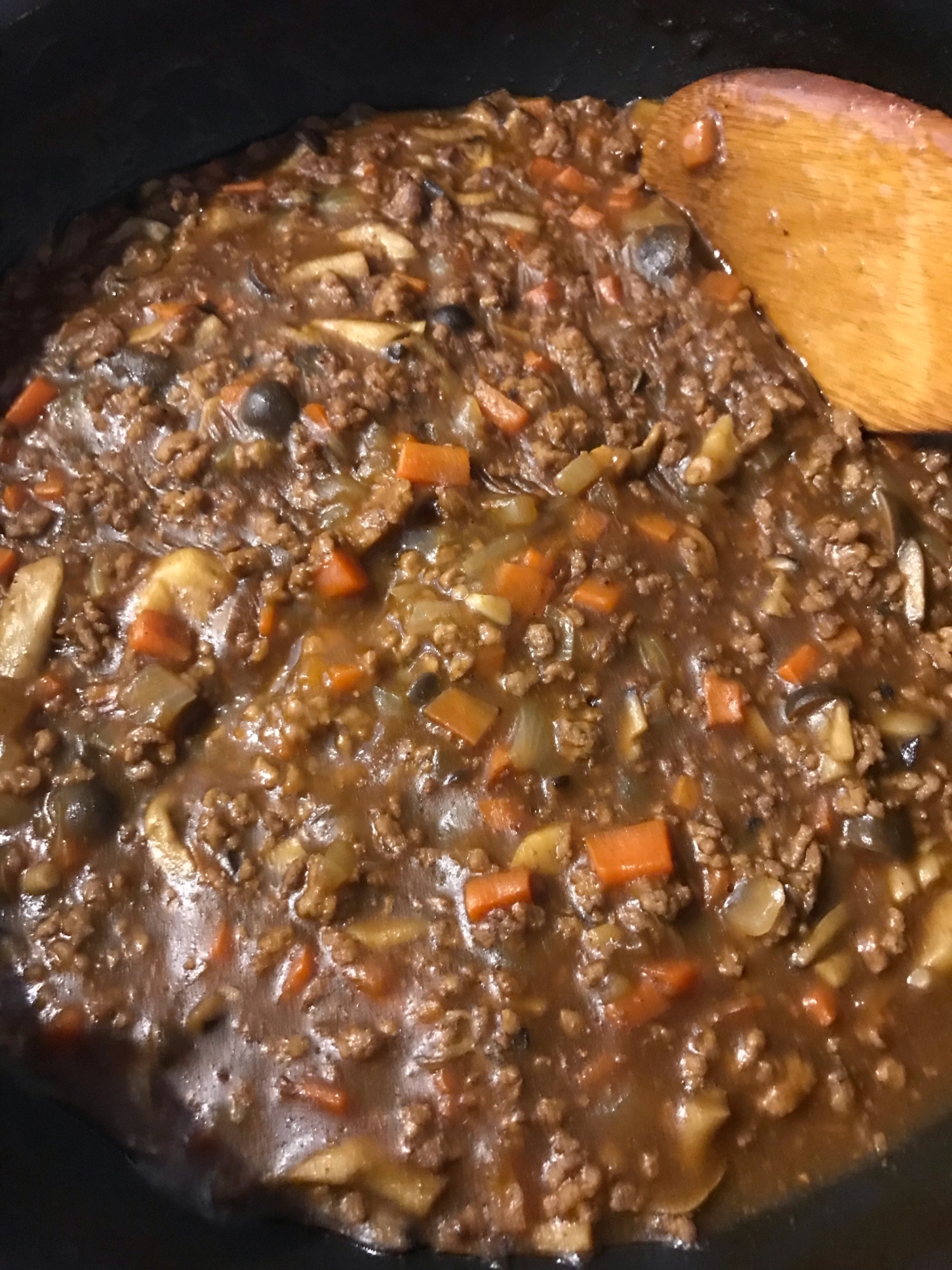 きのこ4種　甘口キーマカレー