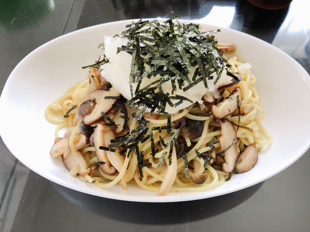 大根おろしのきのこパスタ