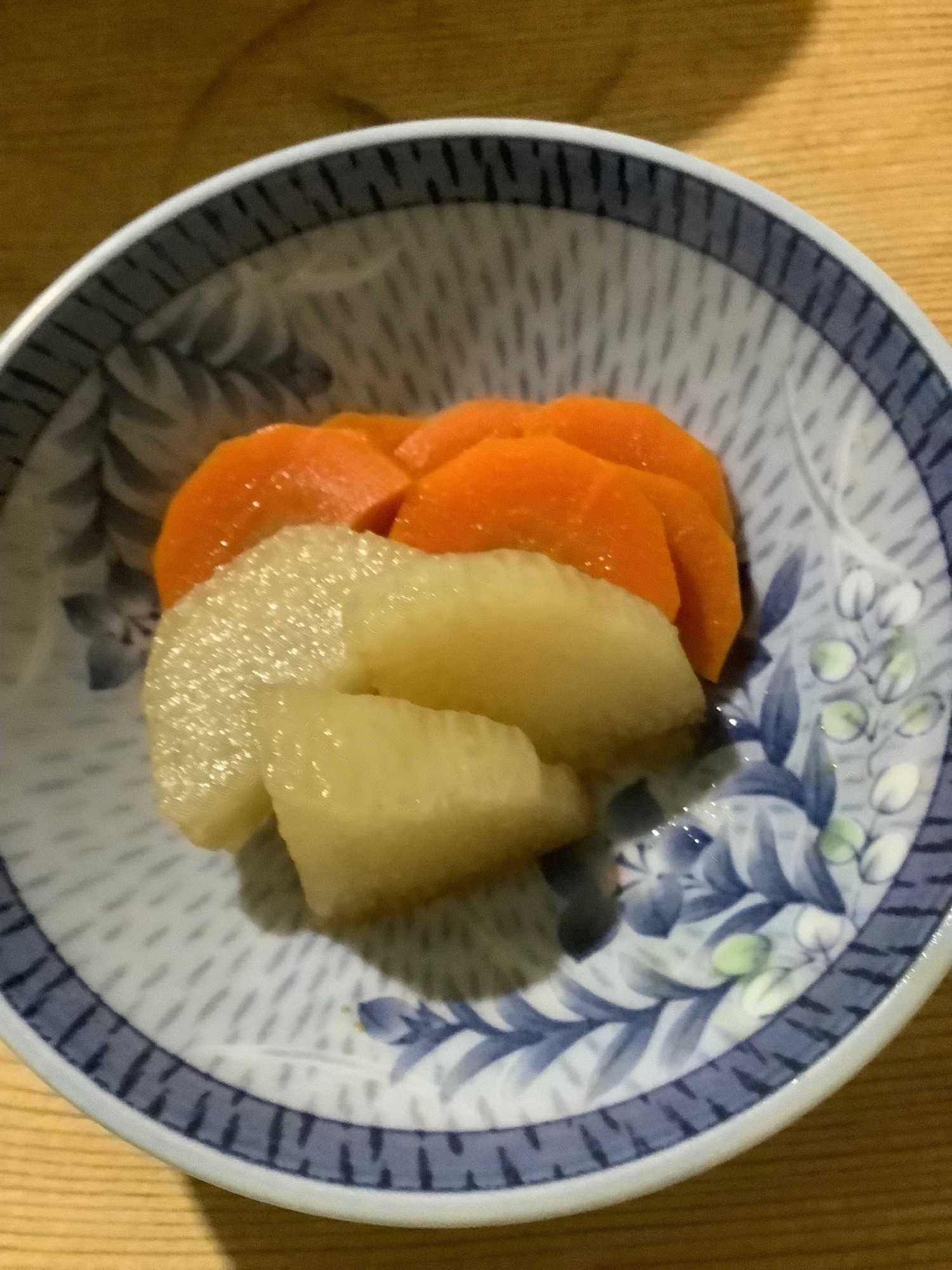 人参と長芋の煮物♪