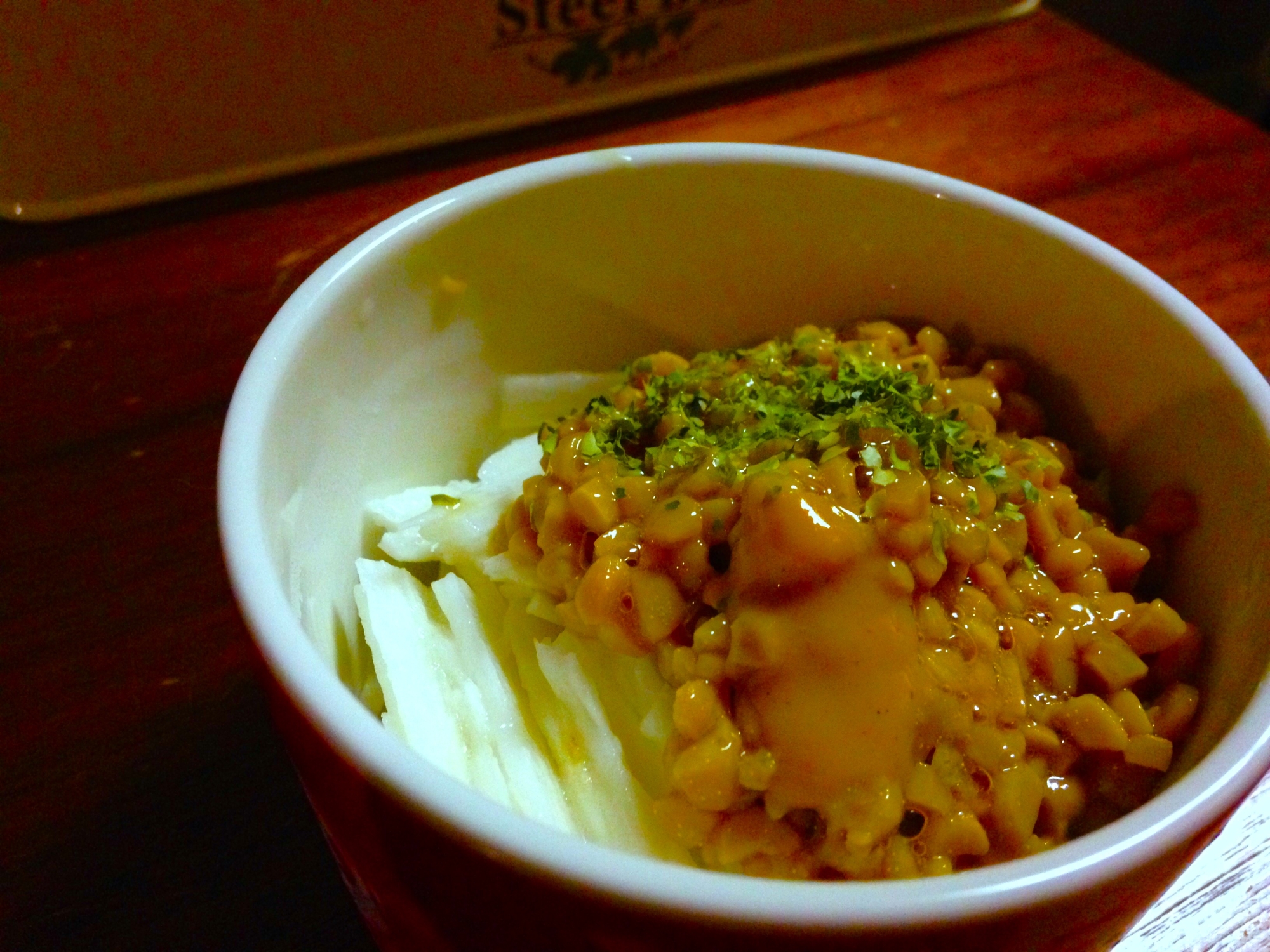 長芋とひきわり納豆の小鉢☆
