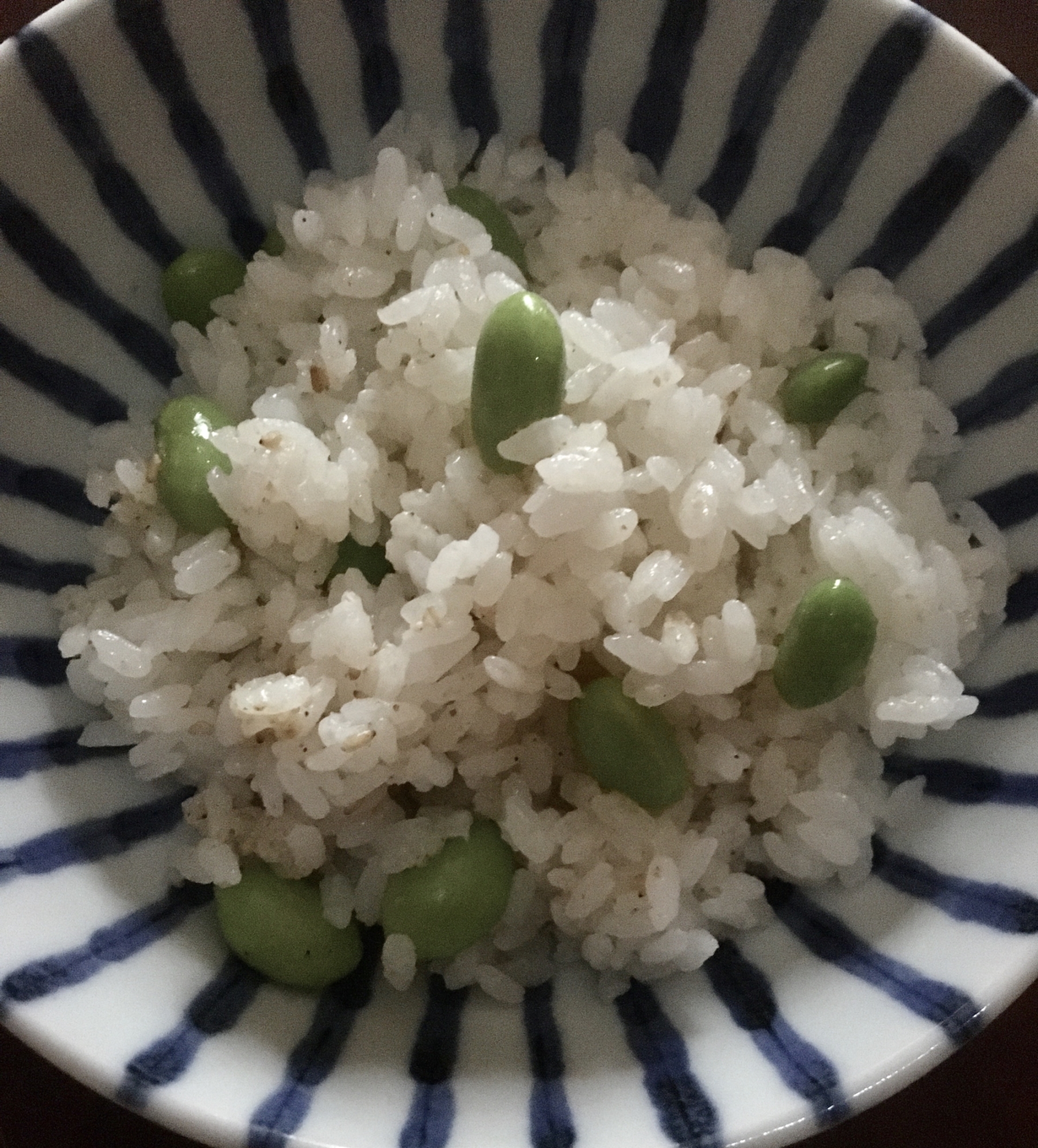 枝豆とゴマの混ぜご飯