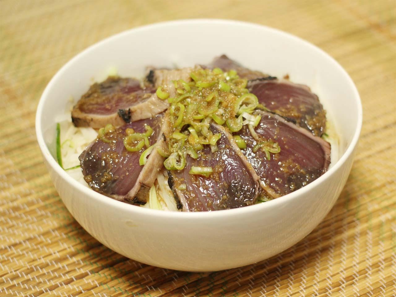 サッパリツルツルで夏に◎「カツオのたたきそうめん」