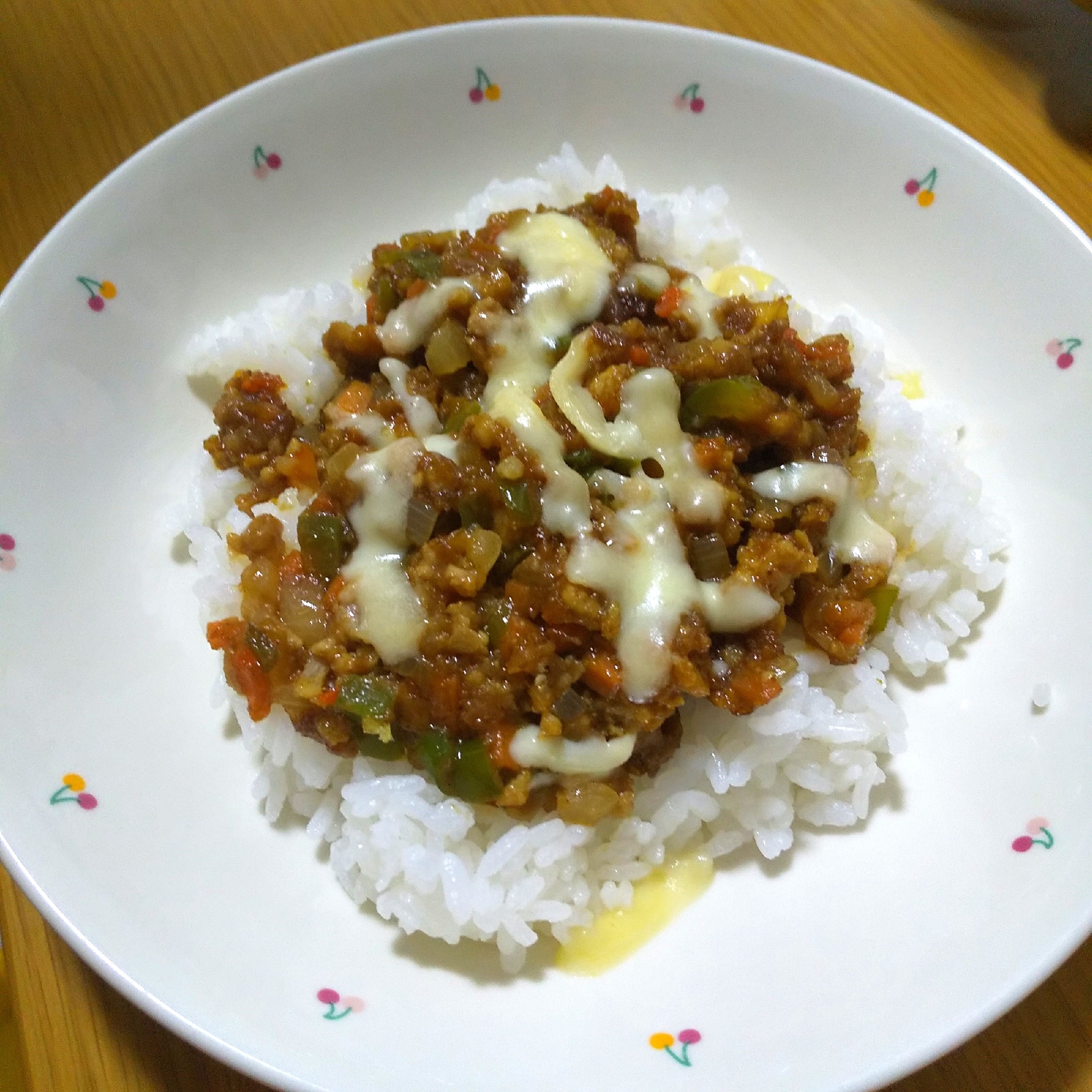 簡単☆カレーのルーで作る野菜たっぷりのキーマカレー