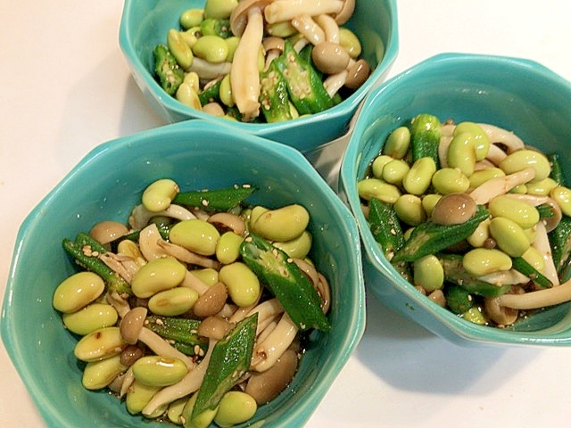 ふっくら仕上げです 青豆とオクラとしめじの酢の物 レシピ 作り方 By アボカドプリン 楽天レシピ ふっくら仕上げです 青豆とオクラとしめじの酢の物 レシピ 作り方 By アボカドプリン 楽天レシピ