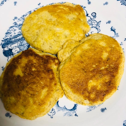 離乳食☆バナナホットケーキ