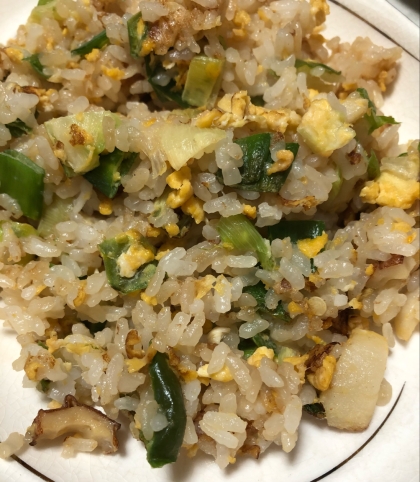 ニラたまネギチャーハン