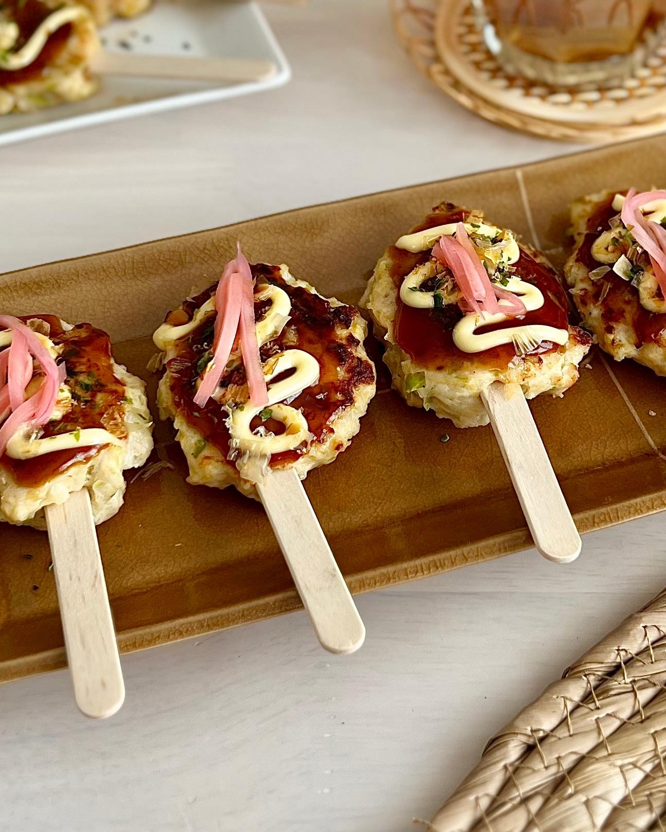 子どもがよろこぶ!お好み焼き風鶏つくね