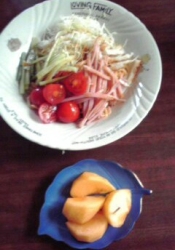 実は温かい冷やし中華風 レシピ 作り方 By あけぼのマジック 楽天レシピ