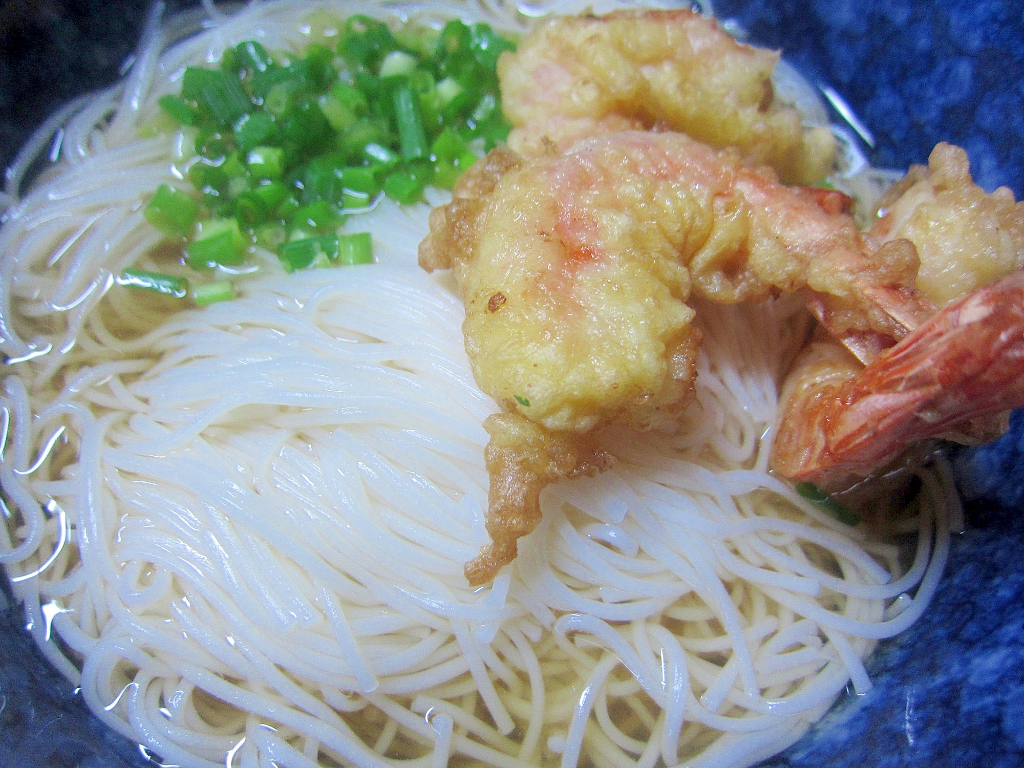 エビ天そうめん☆