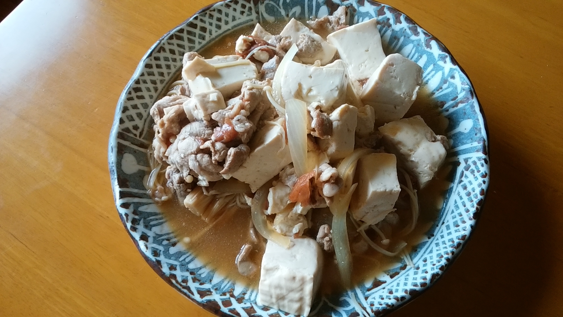 梅風味の肉豆腐