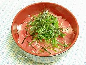 簡単マグロ丼