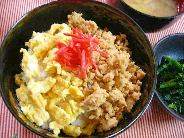 みんな大好き！！鳥そぼろ丼