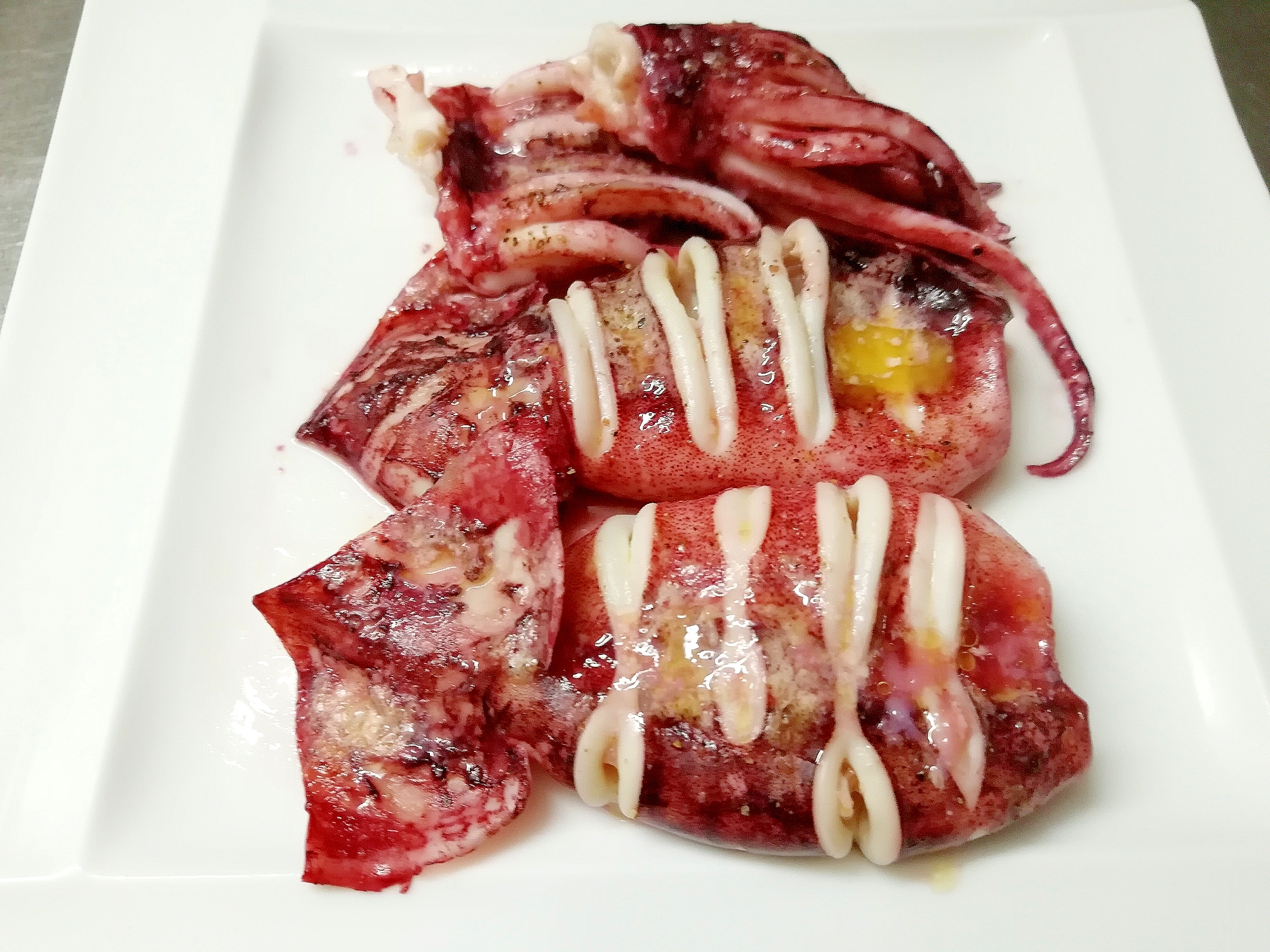 焼くだけ 柔らかスルメイカのトースター焼き レシピ 作り方 By さとママ3645 楽天レシピ