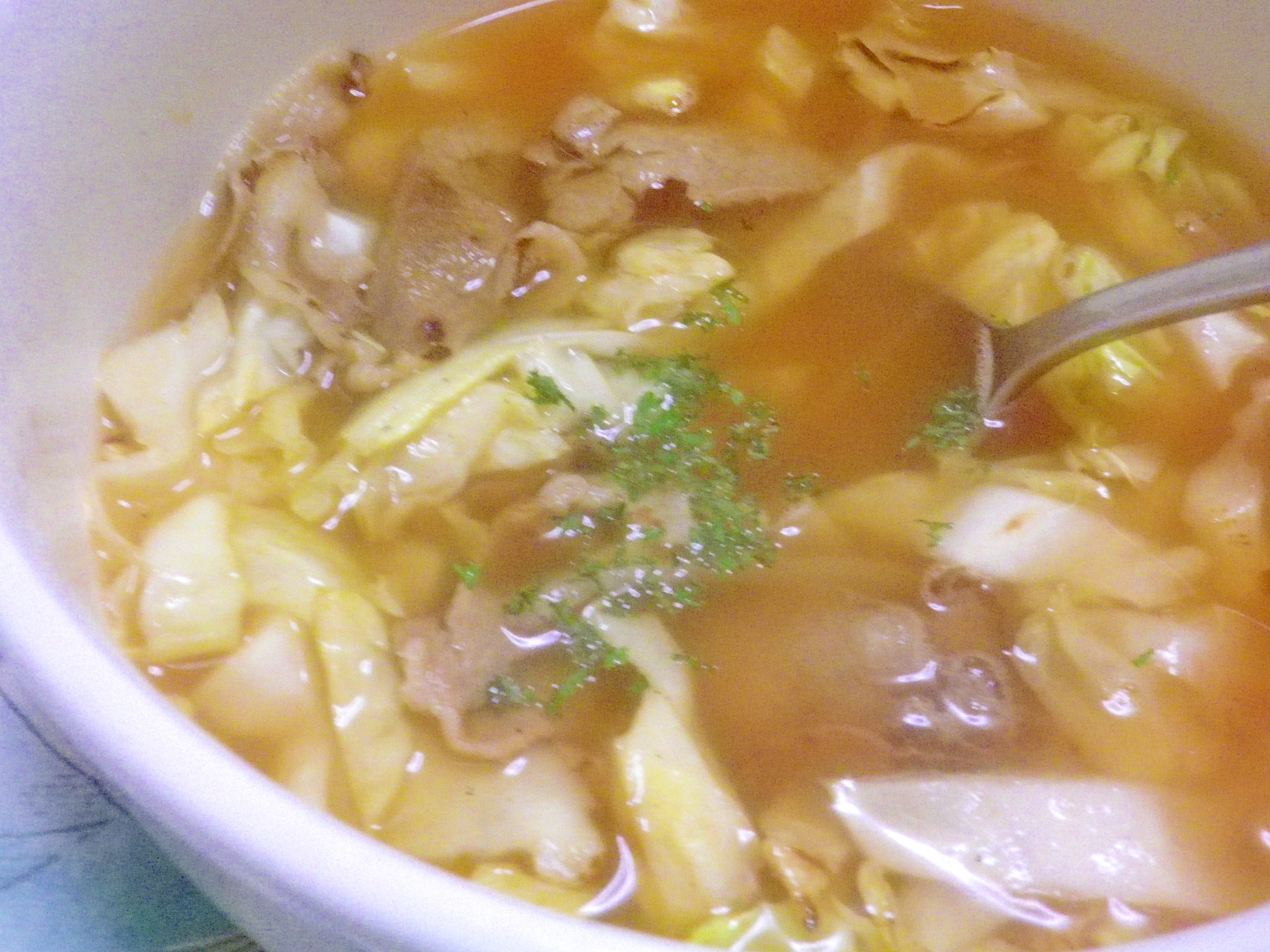 キャベツスープ(ロールキャベツ味)