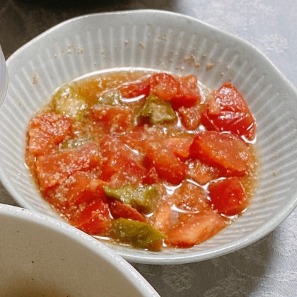 夏野菜欲ばり素麺(潰瘍性大腸炎☆)