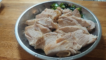 【うま塩】袋で簡単！パサパサしない！鶏ムネ肉でハム